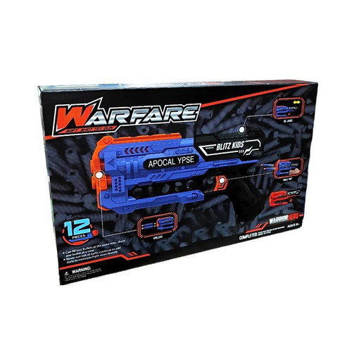 Toy Gun Set with 12 Foam Darts New, for Ages 8+