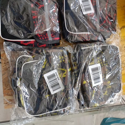 Bicycle bag new, 2 red camouflage and 2 green camouflage