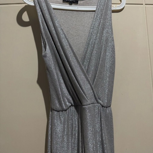 Zic Zac silver maxi dress like new, size S