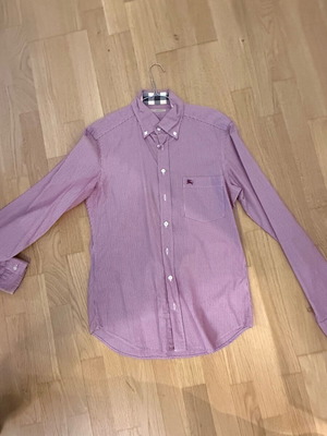 Burberry striped pink shirt small size like new