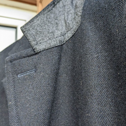 Villa Vasari men's coat used, dark blue, size 52