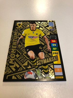 Momentum card Szymanski Panini Super League 2024 like new