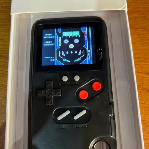 iPhone X case used with 36 classic games and screen protector