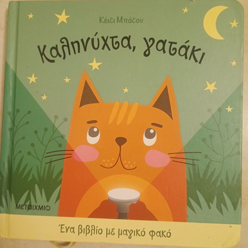 Goodnight, Cat Book used with Magic Flashlight