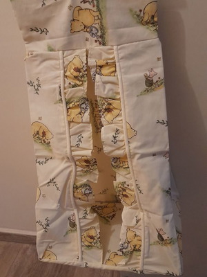 Mothercare hanging diaper holder with Winnie the Pooh characters, unused