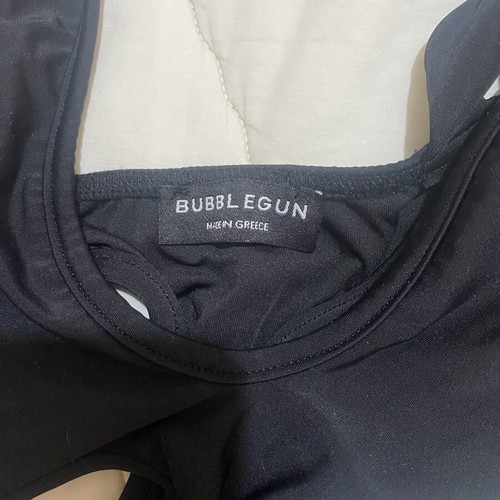 Bubblegun Black Cut-Out Monokini One-Piece Swimsuit Size S like new