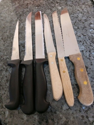 Kitchen knives like new