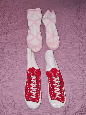 Baby sock shoes 12-18 months like new, pack of two
