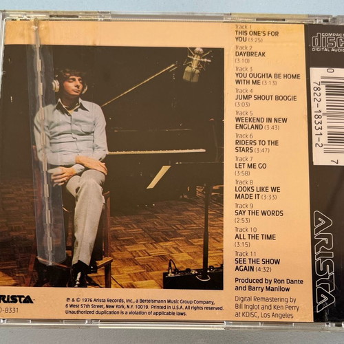 Barry Manilow This One's For You CD used
