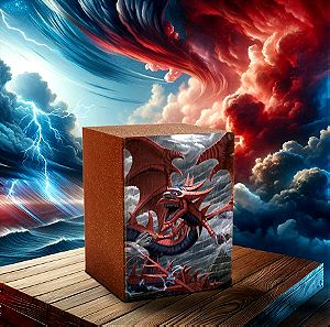 Deck box Yu-Gi-Oh Slifer the Sky Dragon Με ενσωματωμένα Deviders για 45+18+18 double sleeved cards