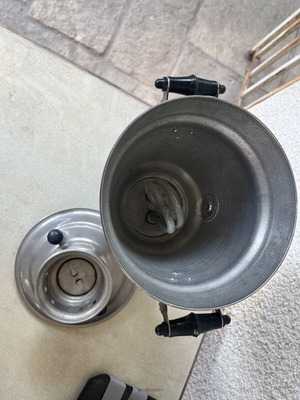 Electric samovar used, missing cable, 23cm x 38cm