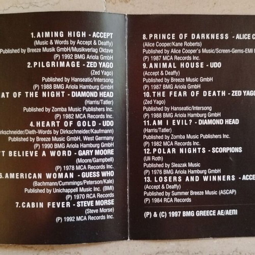 Heavy Storm and Best of Black '97 CD used, pack of 3