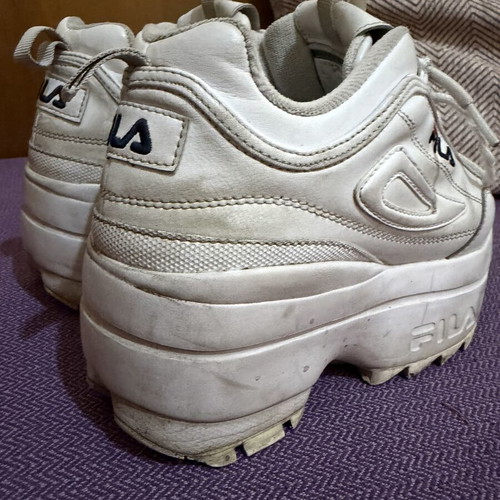 Fila Disruptor platform sneakers, size 37.5