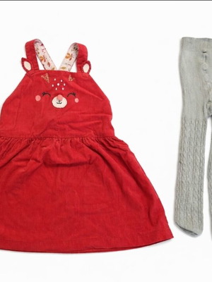 Mothercare παιδικό σετ φόρεμα και καλσόν 2–3 ετών σαν καινούργιο