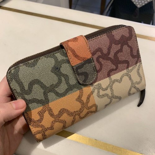 Tous wallet used, multicolor
