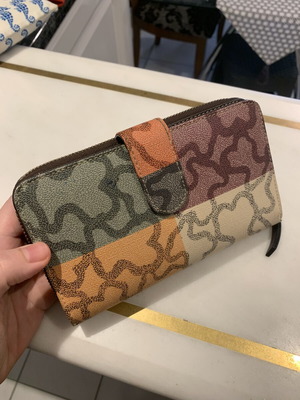 Tous wallet used, multicolor