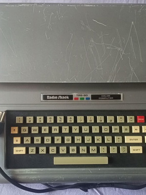 Radio Shack TRS-80 Color Computer Model 28-3004A used, vintage 1980