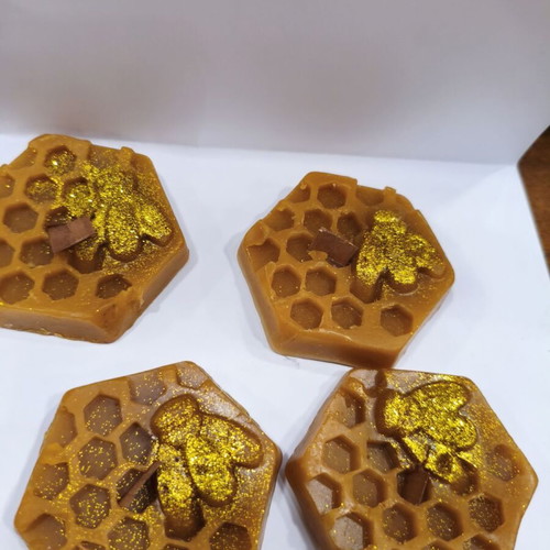 Handmade tealight candles from genuine beeswax made to order