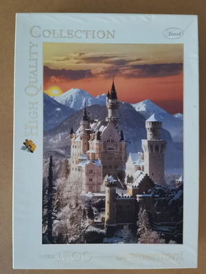 Παζλ Neuschwanstein Castle Clementoni μεταχειρισμένο, 1500 κομμάτια