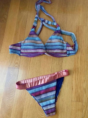 Bikini Bluepoint πλεκτό lurex καινούργιο, μέγεθος M/L, boho style