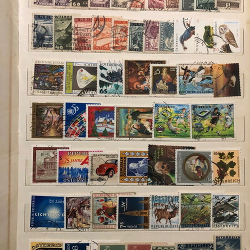 Stamp collection like new, Belgium, Austria and Reich sets