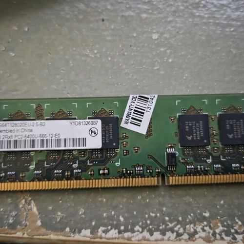 DDR2 1GB RAM used