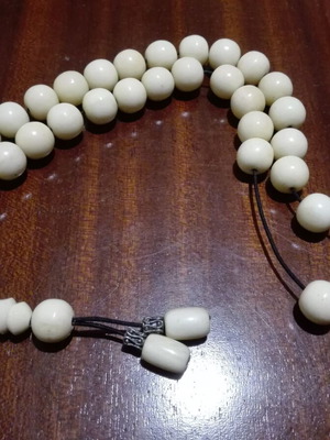 Worry beads made of authentic bull horn like new