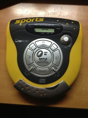 Portable MP3CD Player CDP 724 Sport used for repair or spare parts