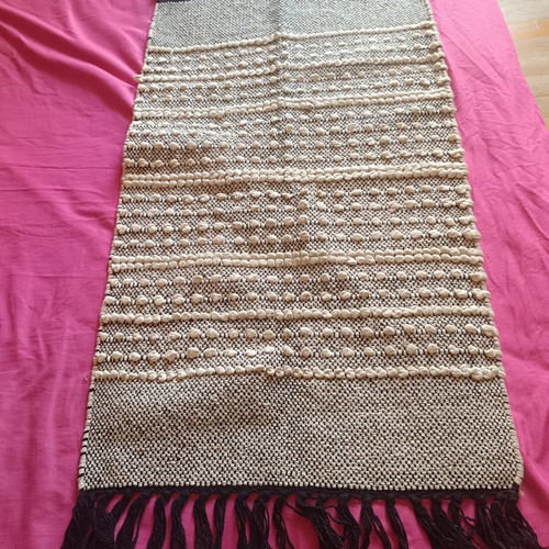 Cotton rug used, no damage