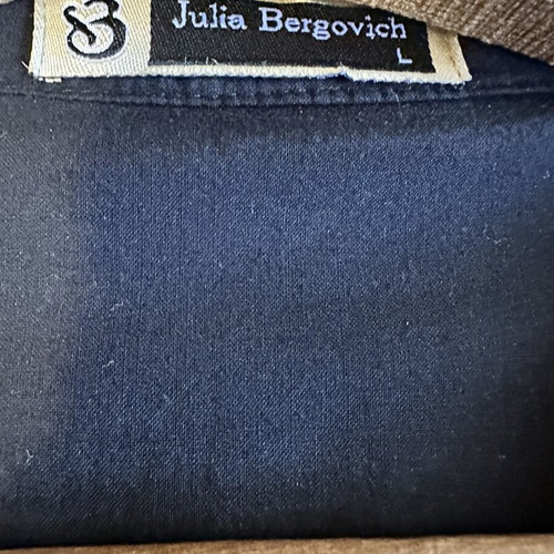 Julia Bergovich women's shirt like new, black, size L