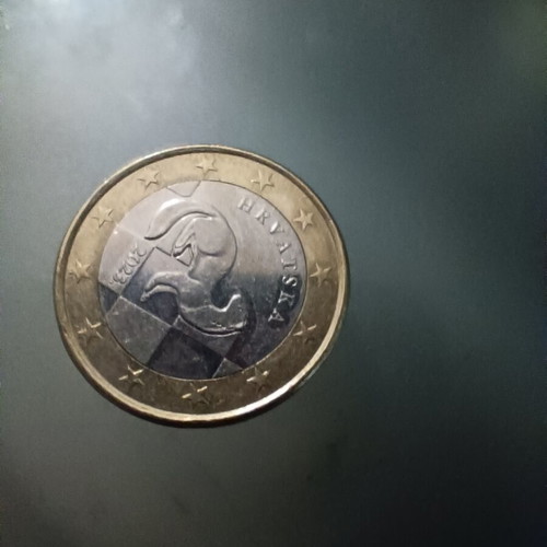 Croatia 1 euro coin 2023