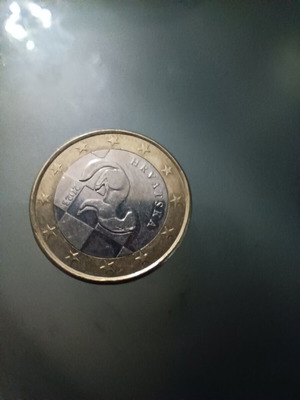 Croatia 1 euro coin 2023
