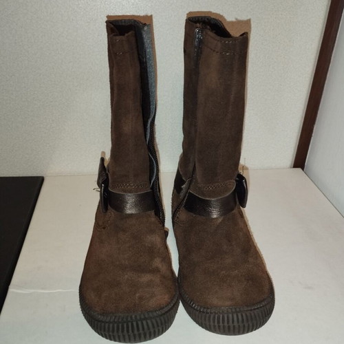 Saxo Blues kids boots new, size 25, brown suede
