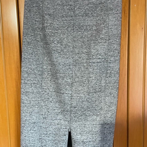 H&M high-waisted skirt used, size small, gray