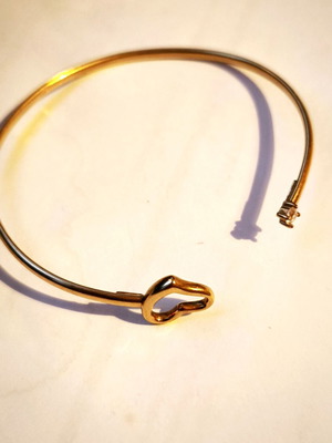 Gold bracelet 9k 375, 9 carat, 2.5 grams, handmade