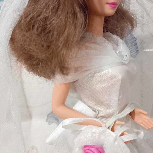 Vintage Beauty and the Beast Belle Wedding doll used