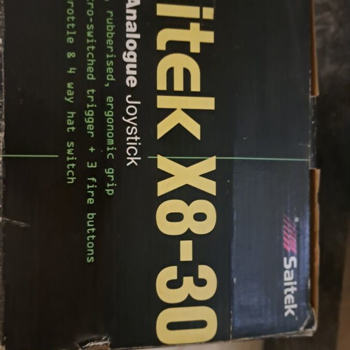 Saitek X8-30 vintage deluxe analog joystick used