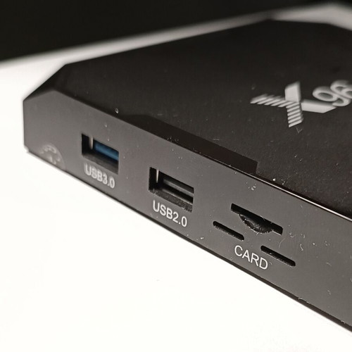 X96 Max Android TV Box like new, 4GB RAM, 32GB storage