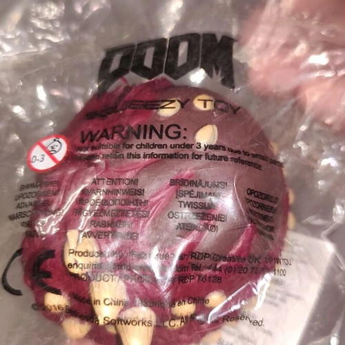 Doom Cacodemon Stress Ball squeeze toy like new