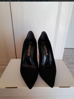 Stefania suede women's pumps size 36, black