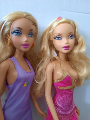 My Scene Kennedy Sporty Style Adidas dolls used, lot of 2