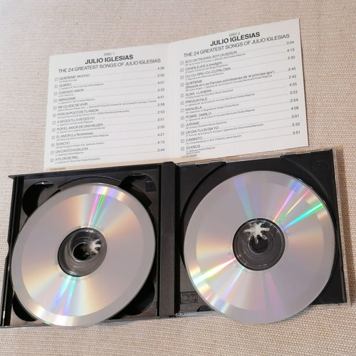 Julio Iglesias The 24 Greatest Songs CD like new, Latin
