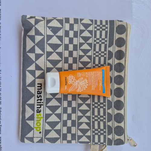 Mastihacare face sunscreen with herbs SPF 30, 50ml, new with gift pouch