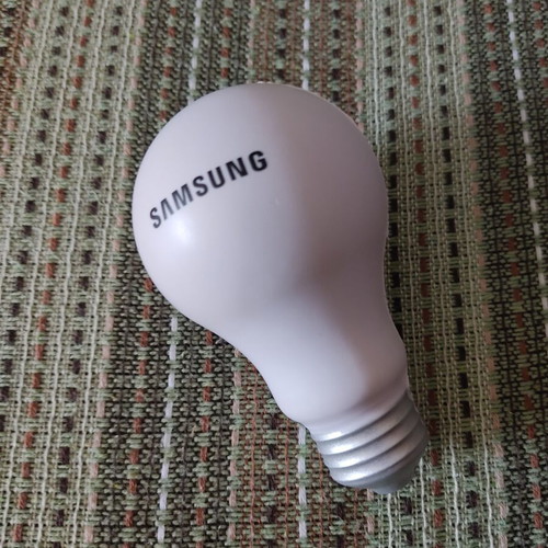 Samsung stress ball shaped like a lamp, like new