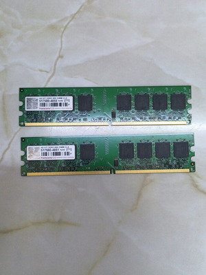Transcend DDR2 RAM SODIMM 2GB 667MHz 200 ακίδες σαν καινούργιο, σετ 2