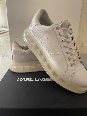 Karl Lagerfeld men's sneakers white like new, size 45