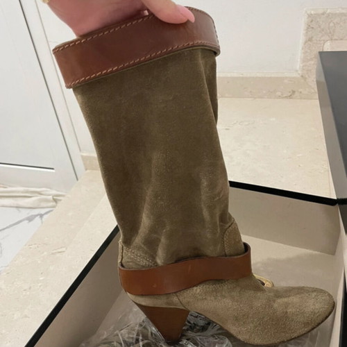 Pinko boots new, beige and brown, size 39