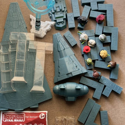 Vintage Angry Birds Star Wars Telepods Star Destroyer Set by Hasbro, 2013