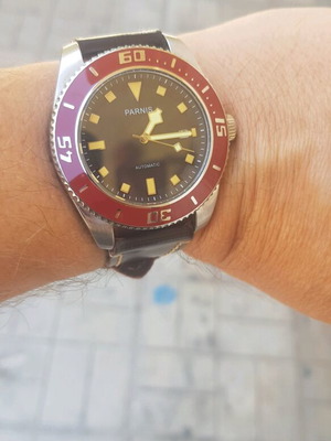 Parnis watch with Miyota 8215 movement like new