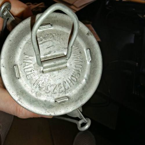 Meva oil lamp from Czechoslovakia full galvanized large new